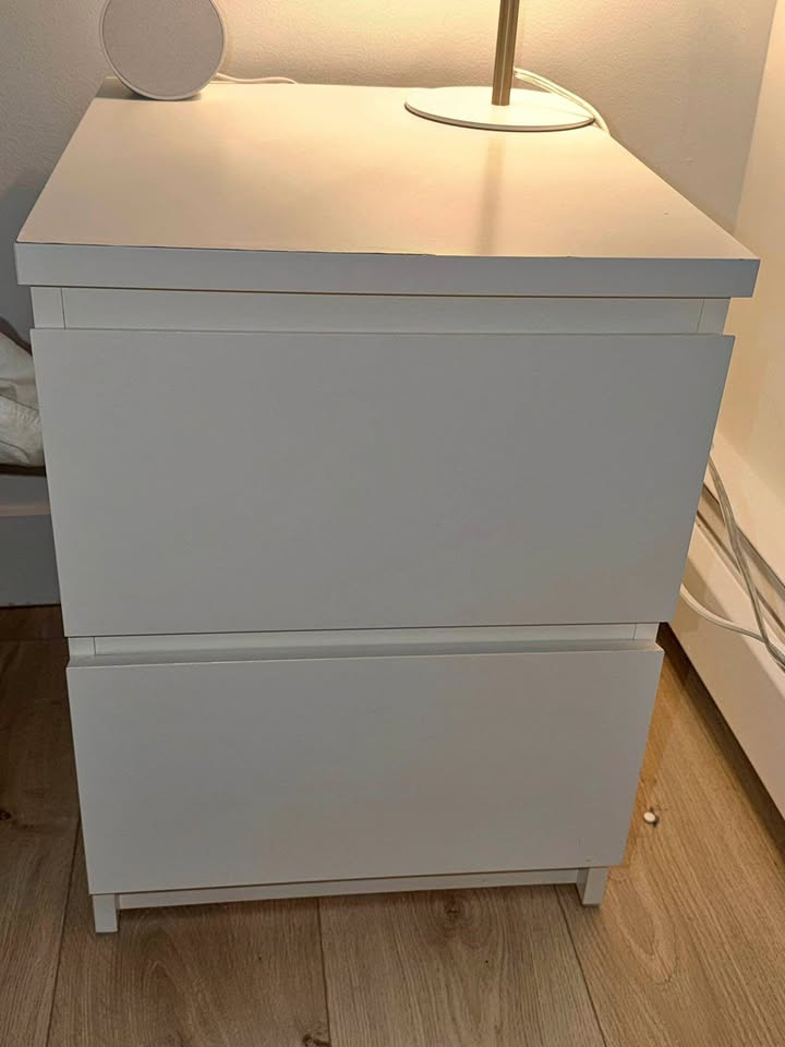 IKEA Malm Nightstand White