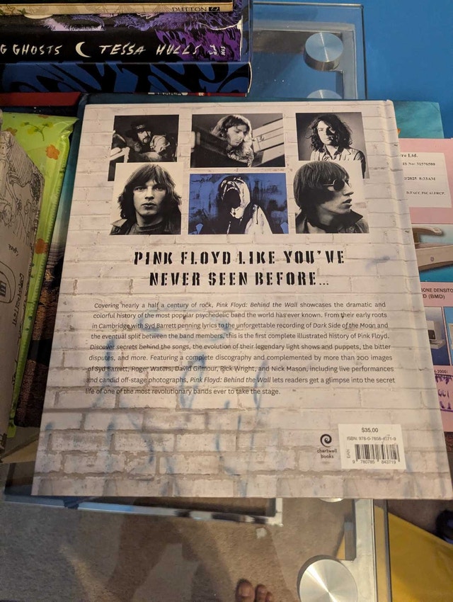 Pink Floyd Behind the Wall Oversized Hardcover Book - photo 2