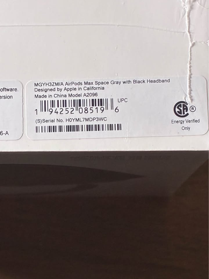 Apple AirPods Max Space Gray Over Ear Headphones New - photo 5