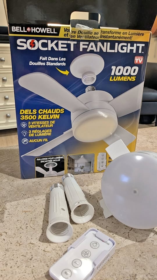 Socket Fanlight - 1000 Lumens/3500K