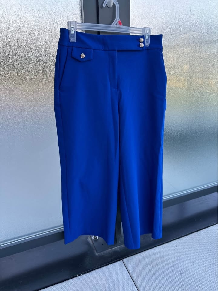 Blue pants for women - classic - size 6 / 36 EUR - photo 2