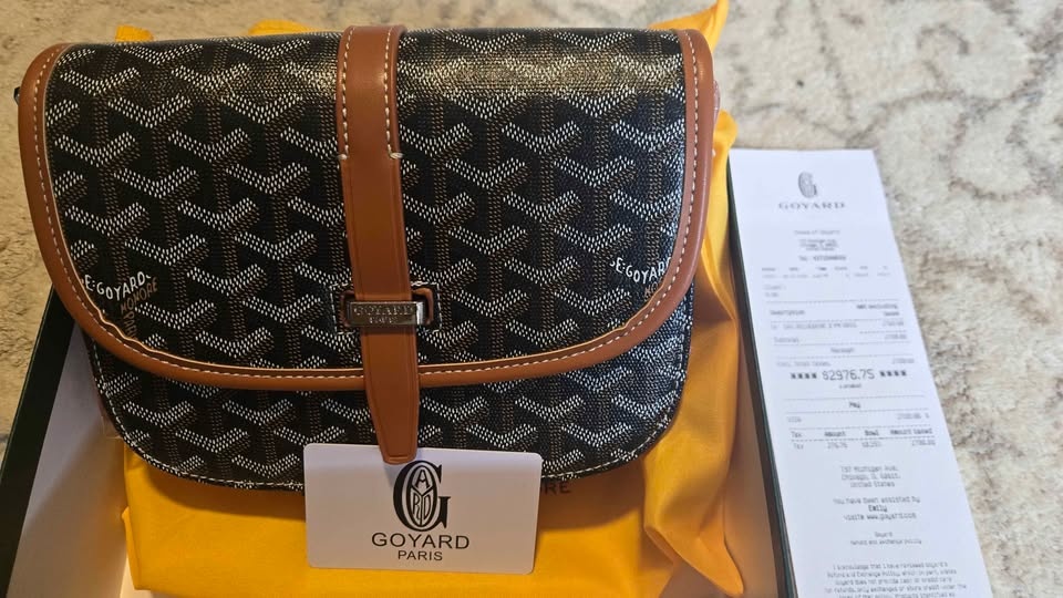 Gоyаrd bag black and brown+ card holder navy blue - photo 2