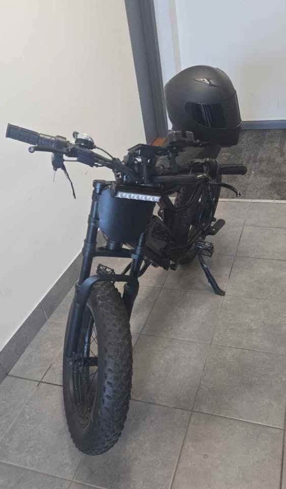E bike 2 battery, new back tire, 1200w Speed 55km/h.Battery last - photo 2