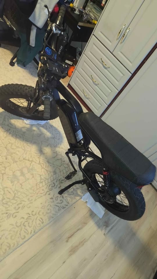 E bike 2 battery, new back tire, 1200w Speed 55km/h.Battery last - photo 3