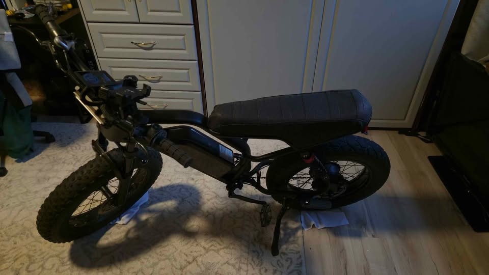 E bike 2 battery, new back tire, 1200w Speed 55km/h.Battery last - photo 4