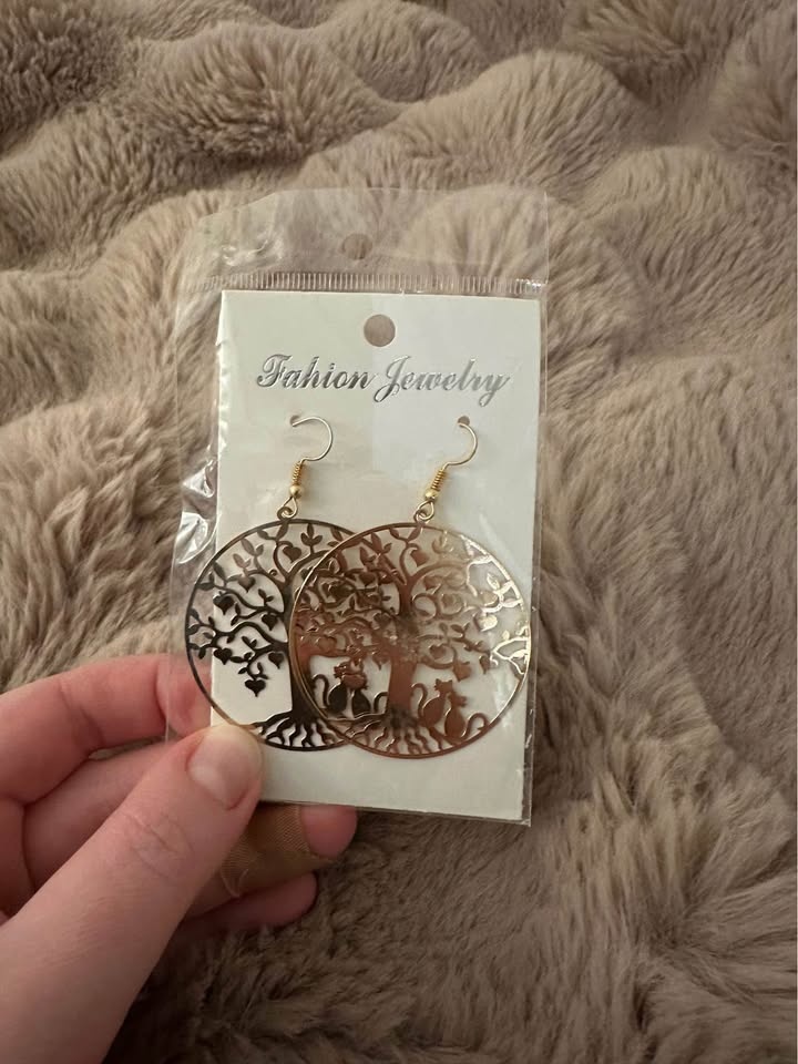 Jewelry earrings - life tree - brand new, never worn - photo 2