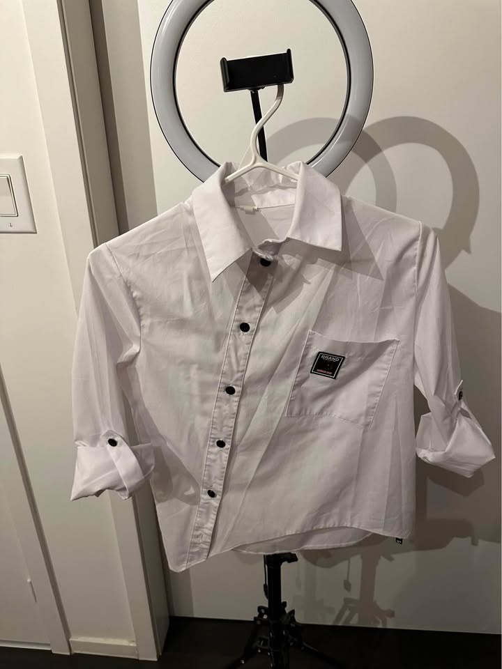 Kids classic shirt for girls - 12 year old - size S - adjustable - photo 2