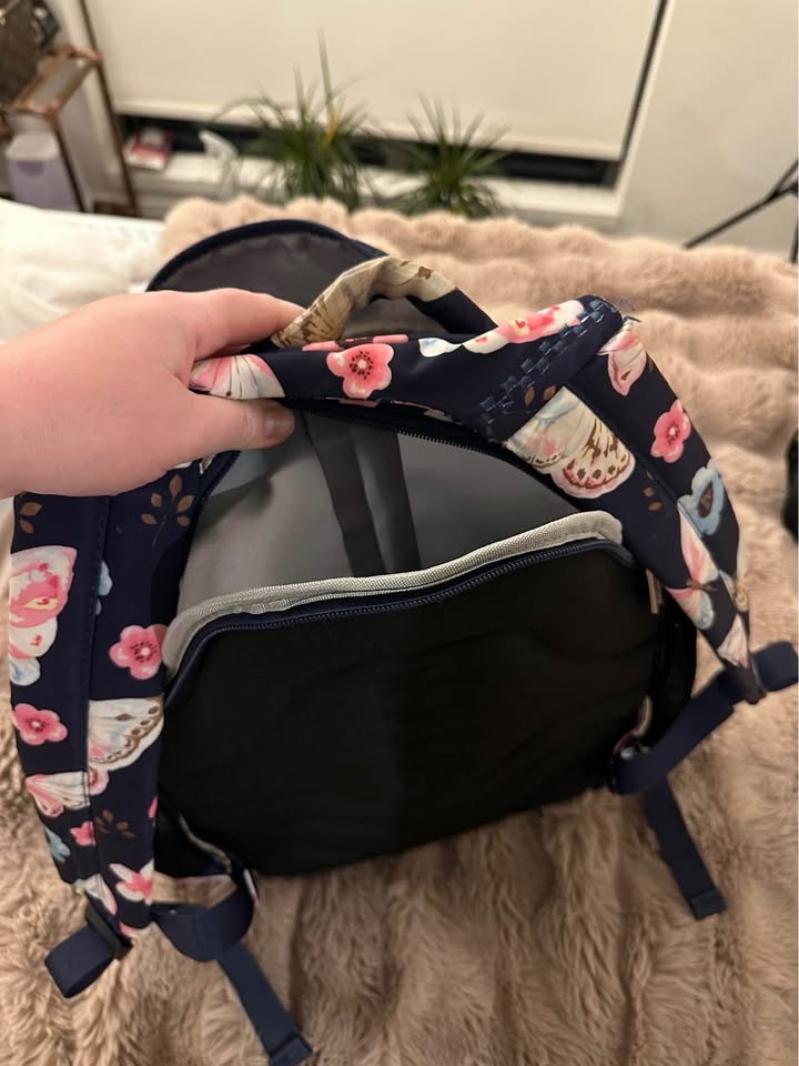 Backpack for a girl with four large compartments - photo 5