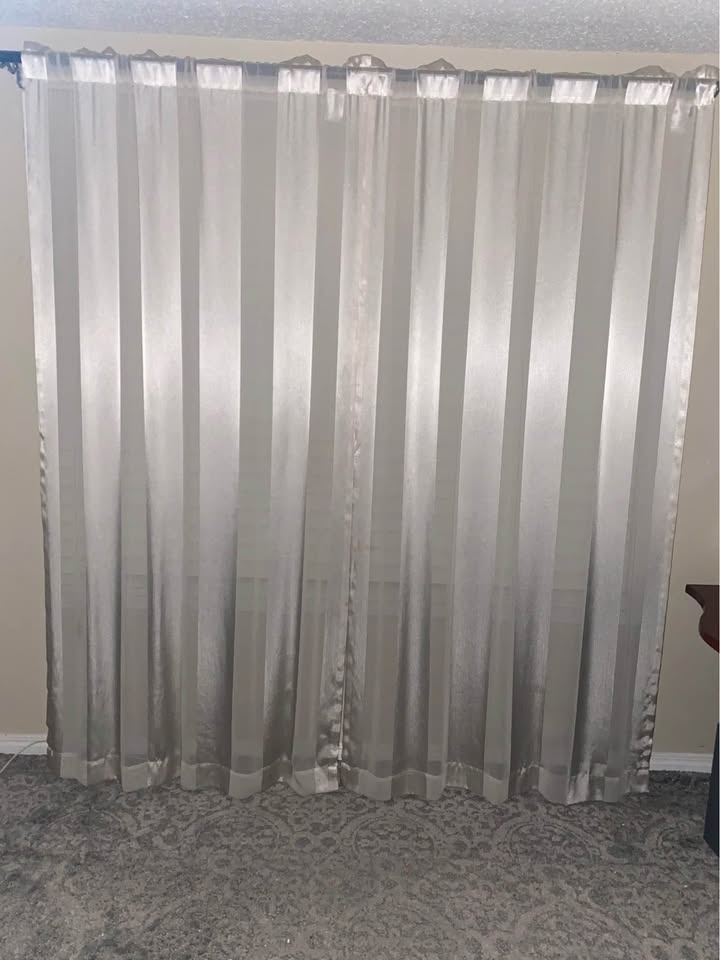 Sheer Vertical line 84 in curtain - photo 2
