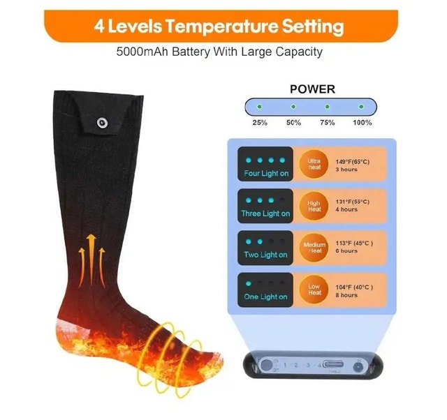 Heated Sock - Brand New In Gift Box - photo 2