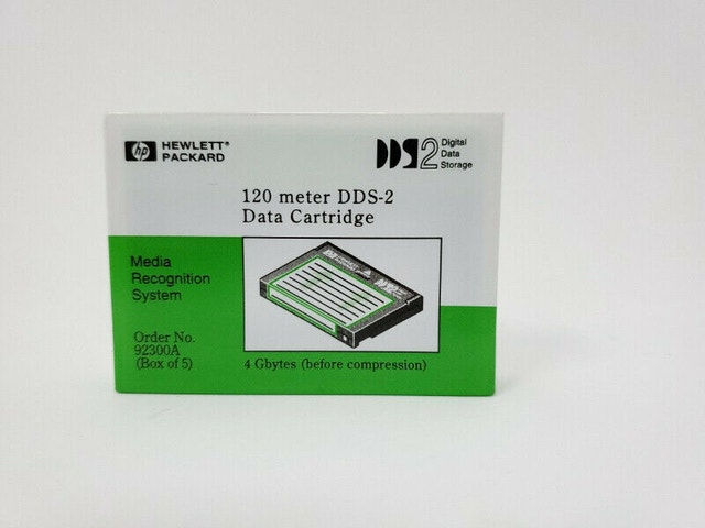 LOT OF 3 HP 92300A DDS-2 4GB Data Cartridges - NEW - photo 2