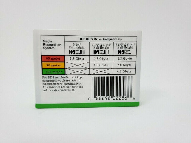 LOT OF 3 HP 92300A DDS-2 4GB Data Cartridges - NEW - photo 3