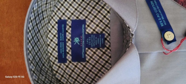 New Dress Shirt 14.5 32/33 w/tags. Egara Slim Fit - photo 2