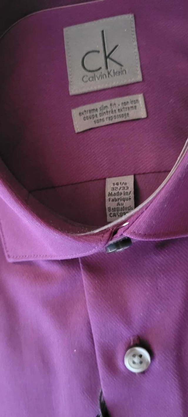 NEW Calvin Klein Dress Shirt. W/tags 14.5 32/33 - photo 4
