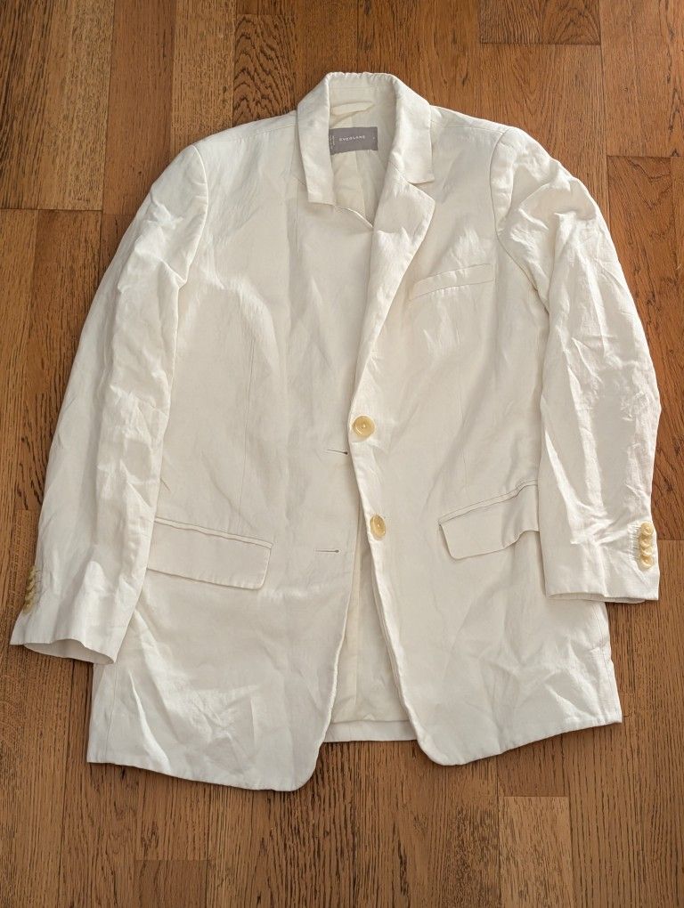 Everlane Women's White Trench Blazer Size 2
