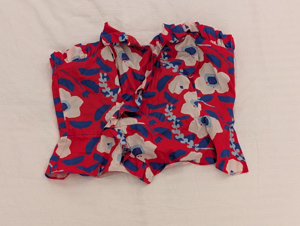 Hutch Floral Tube Top Size 8