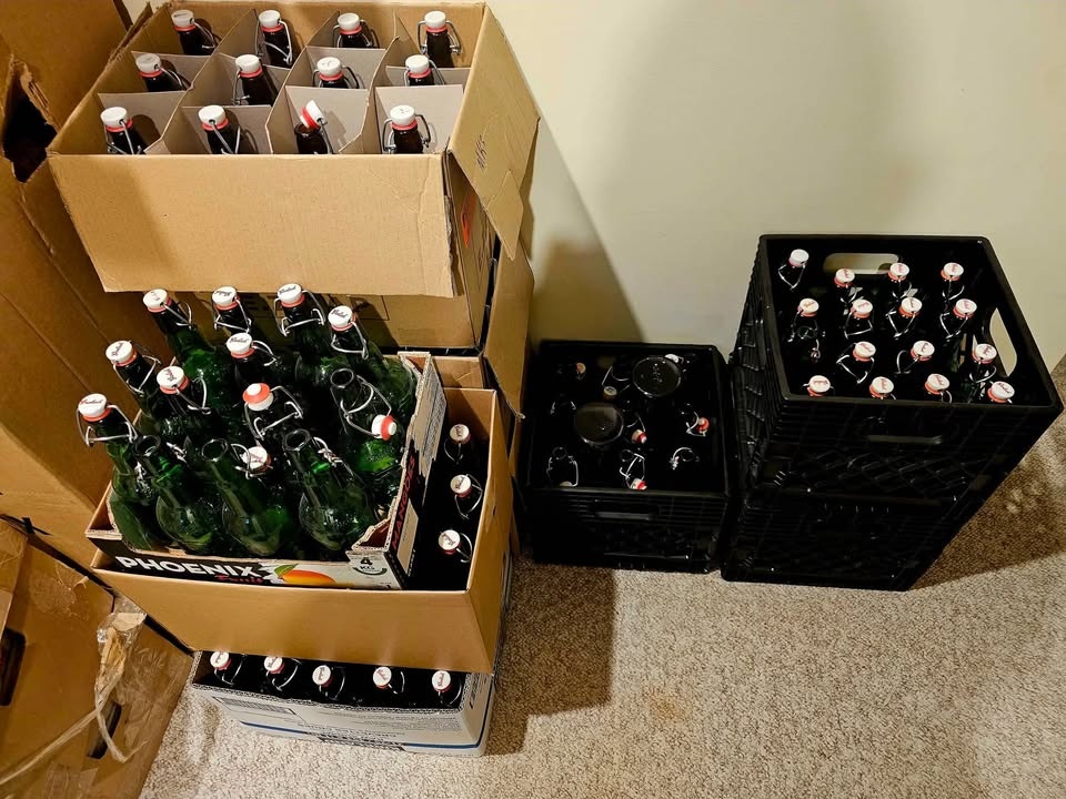 86 Grolsch & 47 2L Reusable Beer or Kombucha Bottles - photo 2