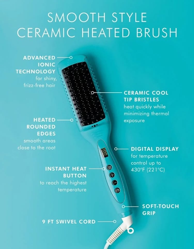 Moroccanoil Smooth Style Ceramic Heated Brush NOB - photo 2