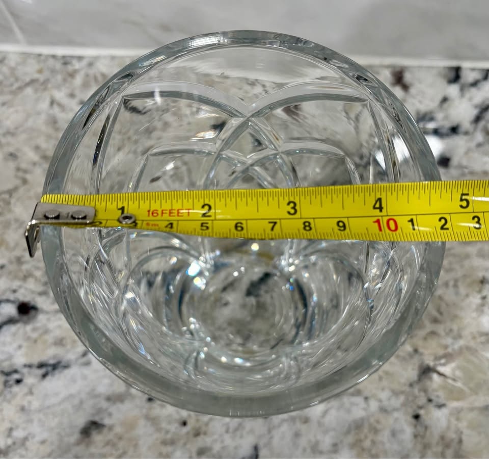 Cut Lead Crystal Vase - Prague Crystal - Large - photo 3