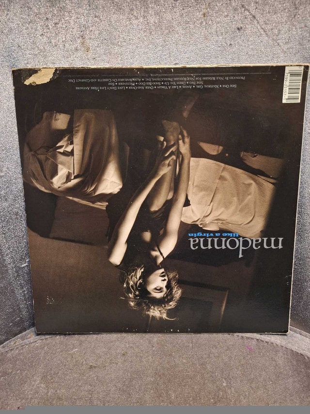 Madonna Like a Virgin Cdn LP original Vg+ - photo 2