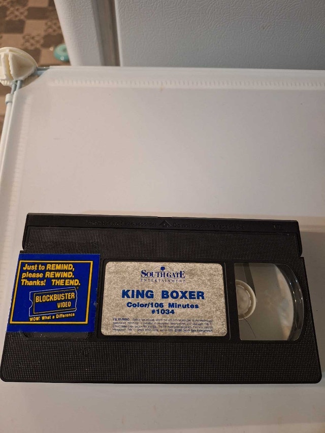 King Boxer 1990 VHS Martial Arts Kung Fu With Blockbuster Labels - photo 4