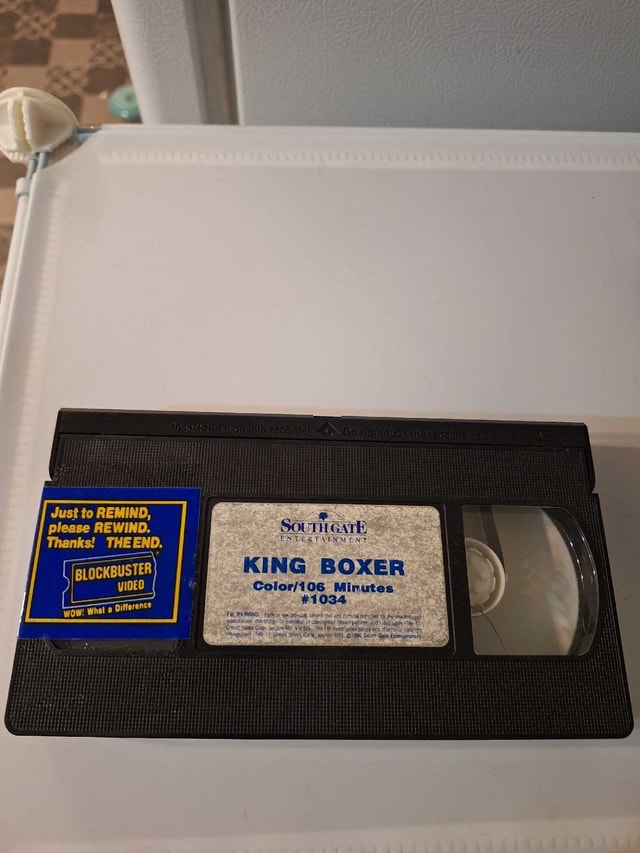 King Boxer 1990 VHS Martial Arts Kung Fu With Blockbuster Labels - photo 5