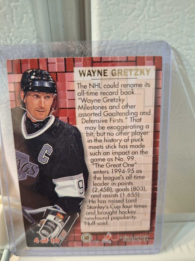 Wayne Gretzky Premier Pivot 4 Of 10 Los Angeles Kings - photo 3