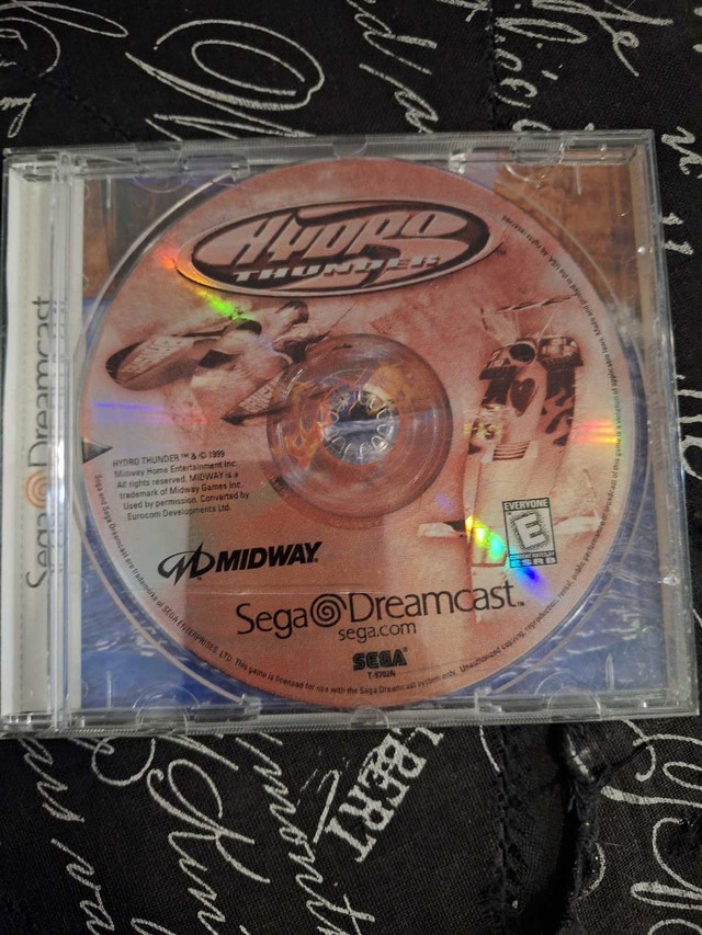 HYDRO THUNDER SEGA DREAMCAST VIDEO GAME IN CASE NO MANUAL