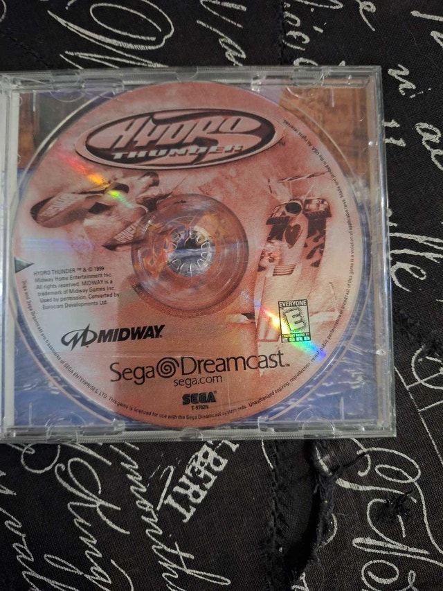 HYDRO THUNDER SEGA DREAMCAST VIDEO GAME IN CASE NO MANUAL - photo 2
