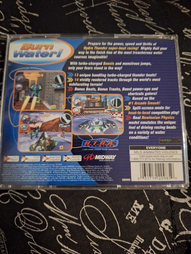 HYDRO THUNDER SEGA DREAMCAST VIDEO GAME IN CASE NO MANUAL - photo 4