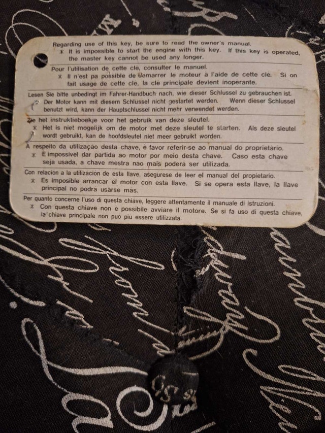 Honda Red Master programming Key In Original Packaging - photo 2
