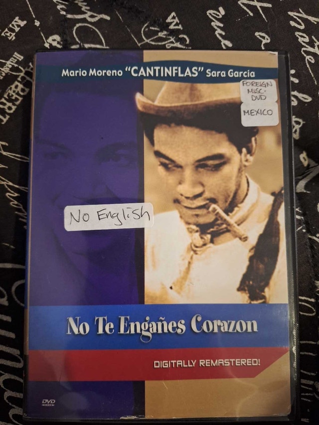 No Te Enganes Corazon 2004 DVD Mario Moreno "Cantinflas"