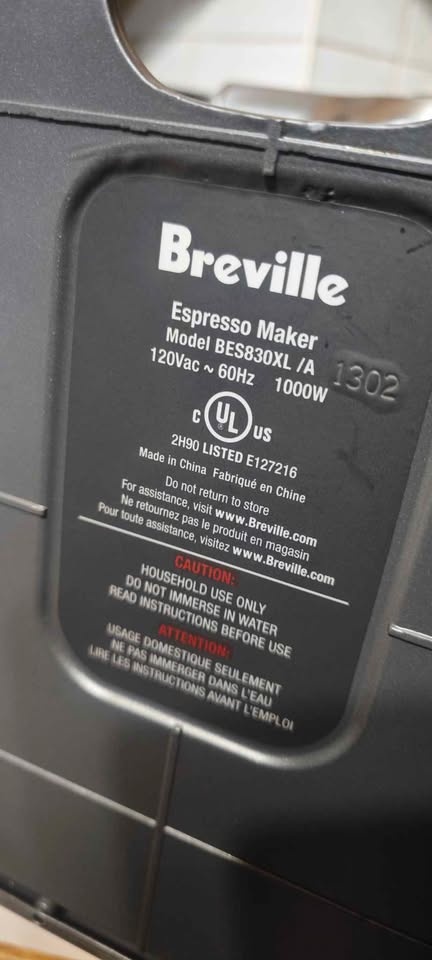 Breville Espresso Coffee Maker BES830XL - photo 2