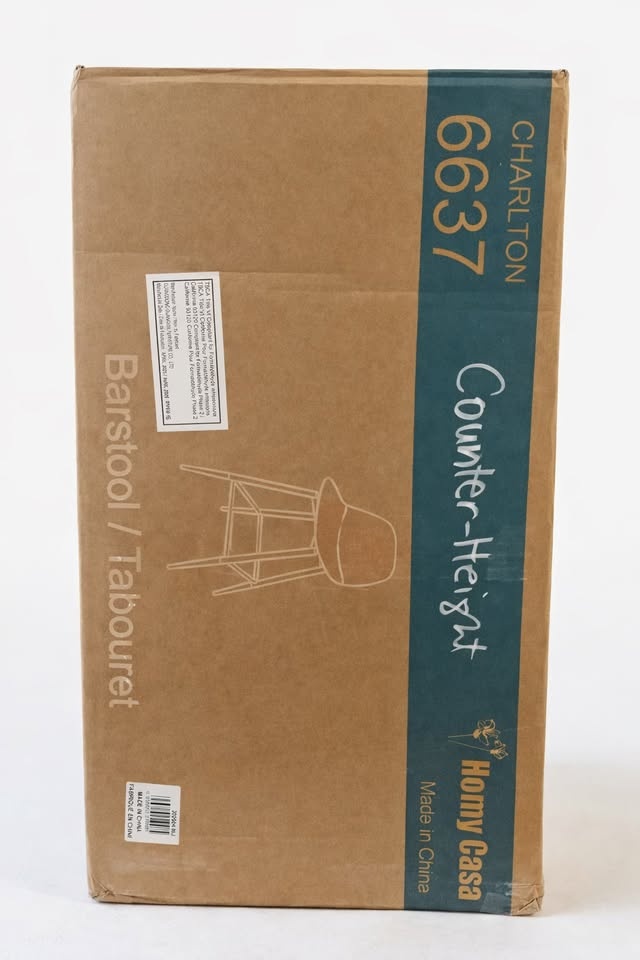 Swivel counter stool set (2) - Brand new in box - photo 5