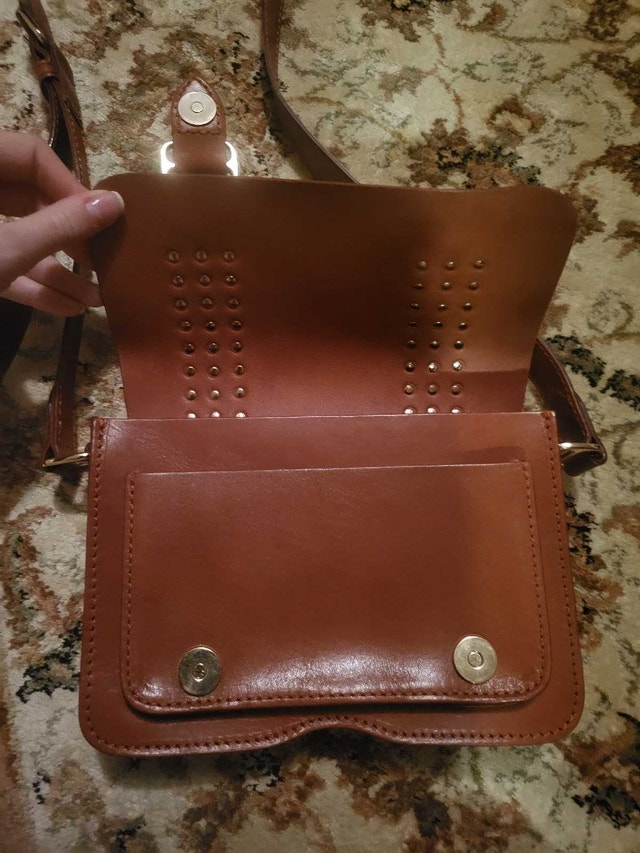 Rebecca minkoff leather brown purse - photo 2