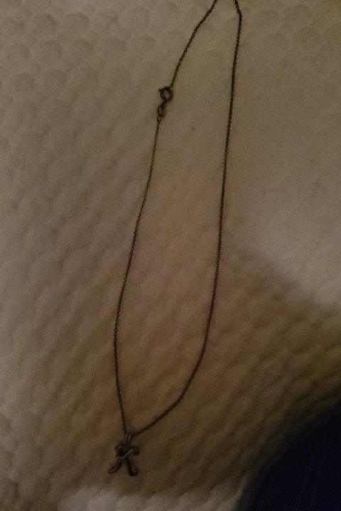 silver k charm necklace - photo 2