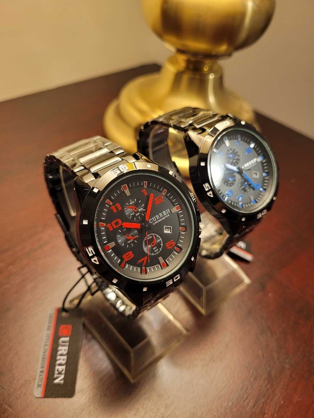 Two Brand New Men's Curren Chronometer Watch - photo 2