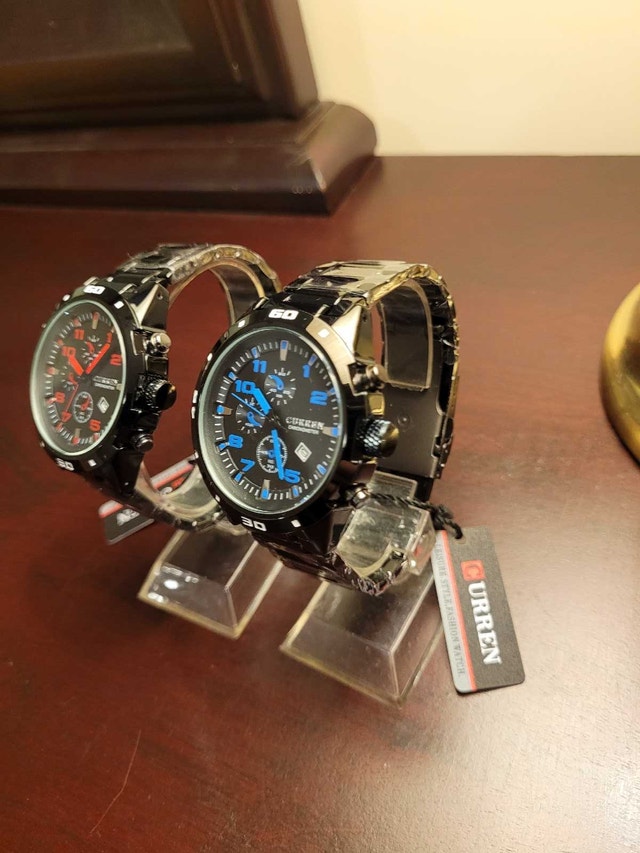 Two Brand New Men's Curren Chronometer Watch - photo 3
