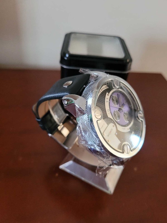 Dual Time Zone Purple Weide Diesel Men’s Watch - photo 4