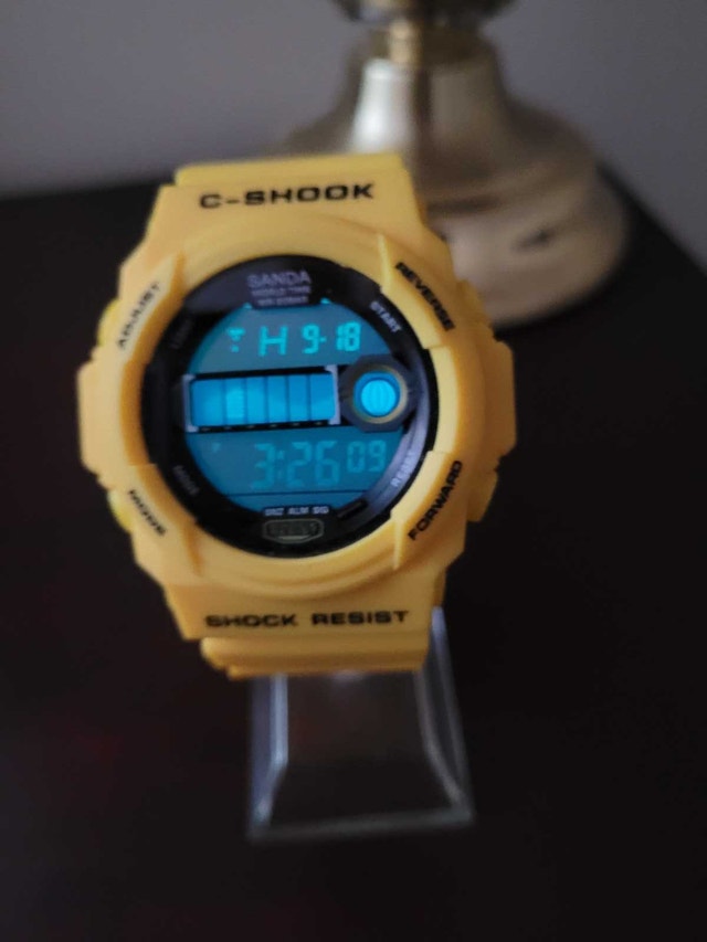 New Mustard Yellow Digital C shook Fashion watch - photo 2