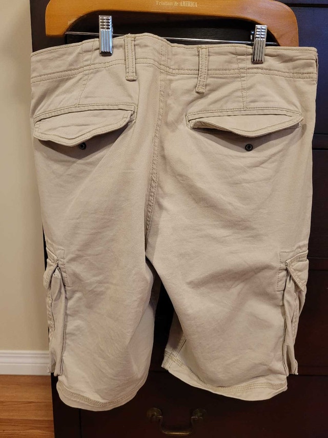 Brand New GAP Men's Tan Cargo Shorts Size 31 - photo 2