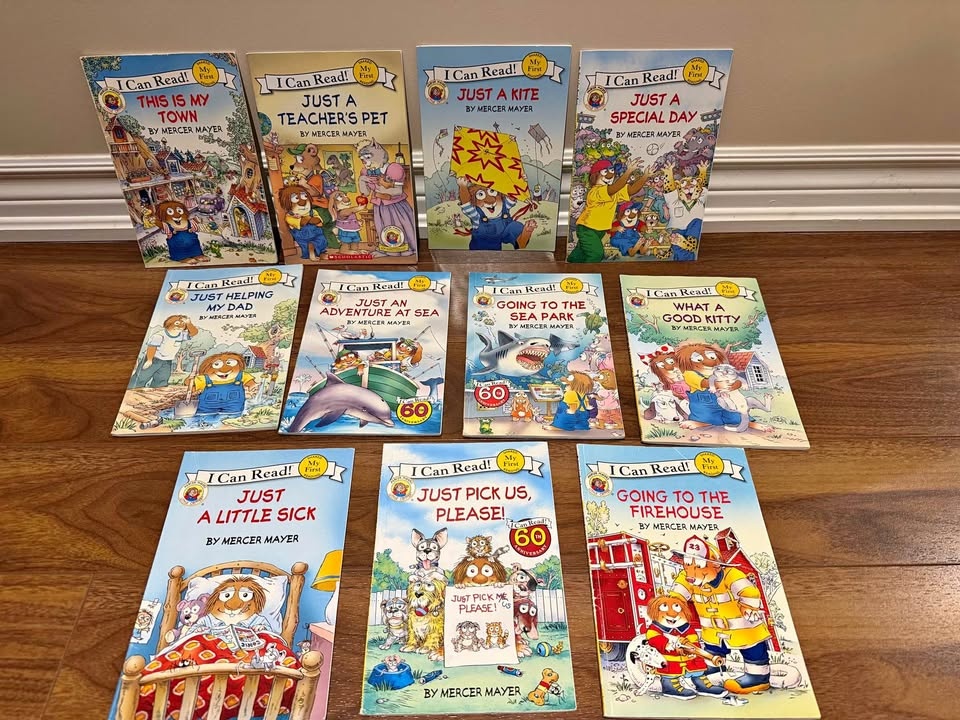 Lot of 11 Critter by Mercer Mayer level reader books, new condit
