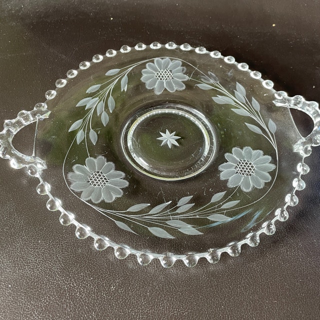 Vintage Imperial Candlewick Serving Plate - photo 2