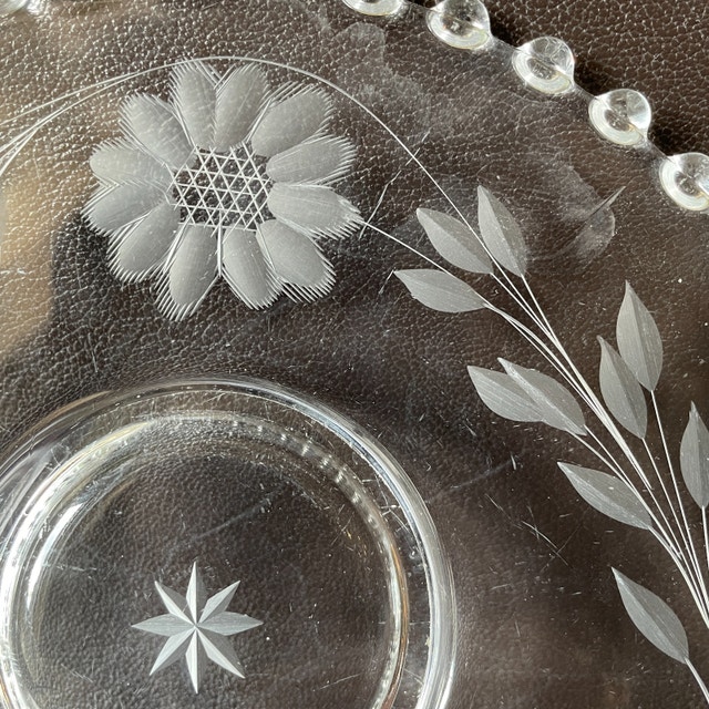 Vintage Imperial Candlewick Serving Plate - photo 4