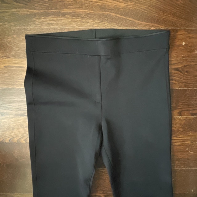 Helmut Lang Black Scuba Cropped Flare Pant-Large - photo 3