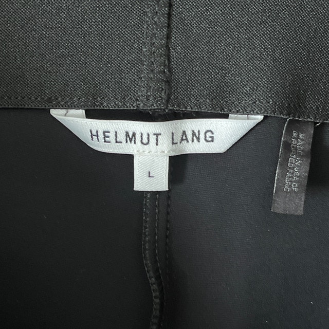 Helmut Lang Black Scuba Cropped Flare Pant-Large - photo 4