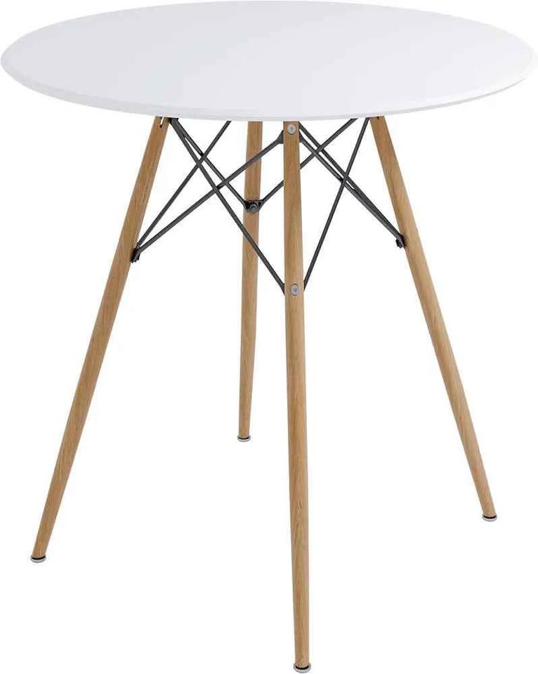 Minimalist Modern Round kitchen table with 2 chairs - photo 2