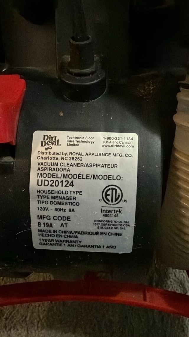 Dirt devil vacuum cleaner - photo 3