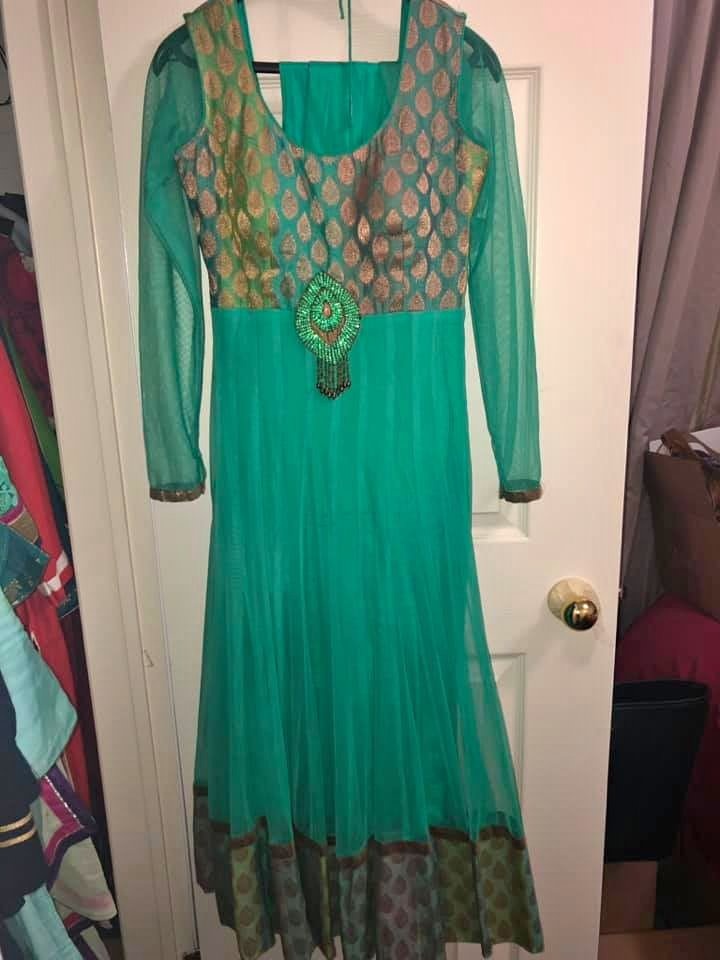 Green salwar kameez