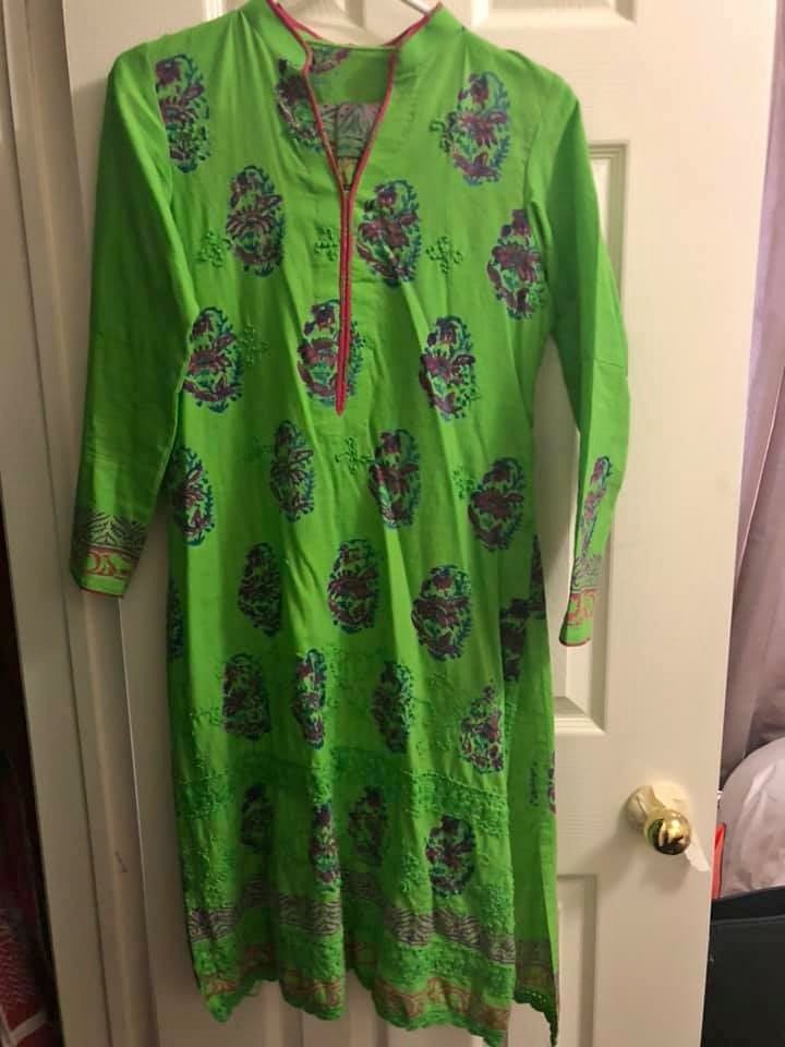Green salwar kameez